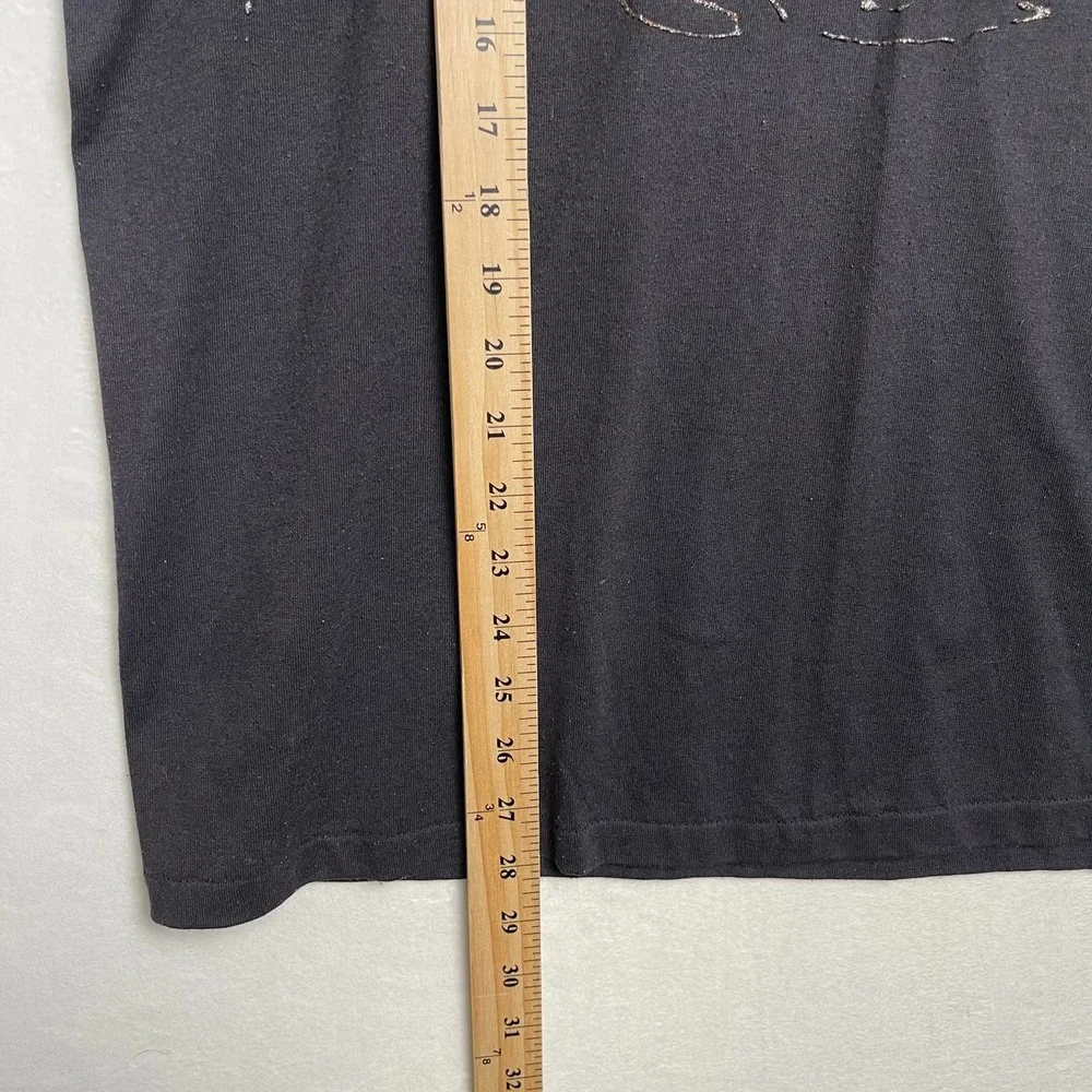 Vintage T-Shirt Embroidered Scarecrow Halloween Vibes Decosport (Fits‎ as Large) - Picture 10 of 10